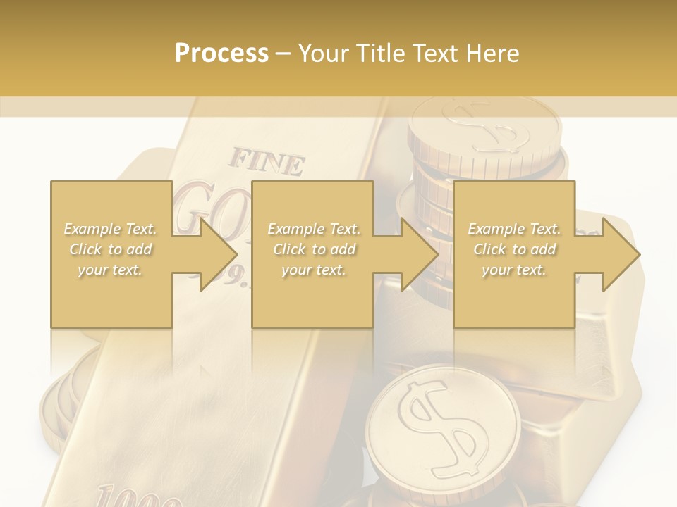 Purity Ingot Isolated PowerPoint Template