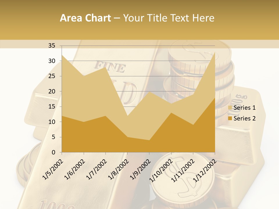 Purity Ingot Isolated PowerPoint Template