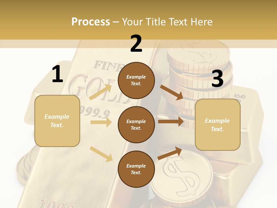Purity Ingot Isolated PowerPoint Template