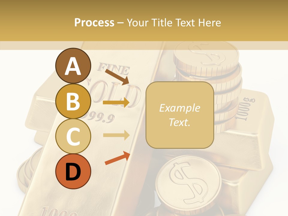Purity Ingot Isolated PowerPoint Template