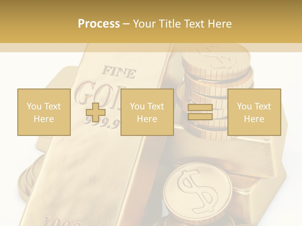 Purity Ingot Isolated PowerPoint Template