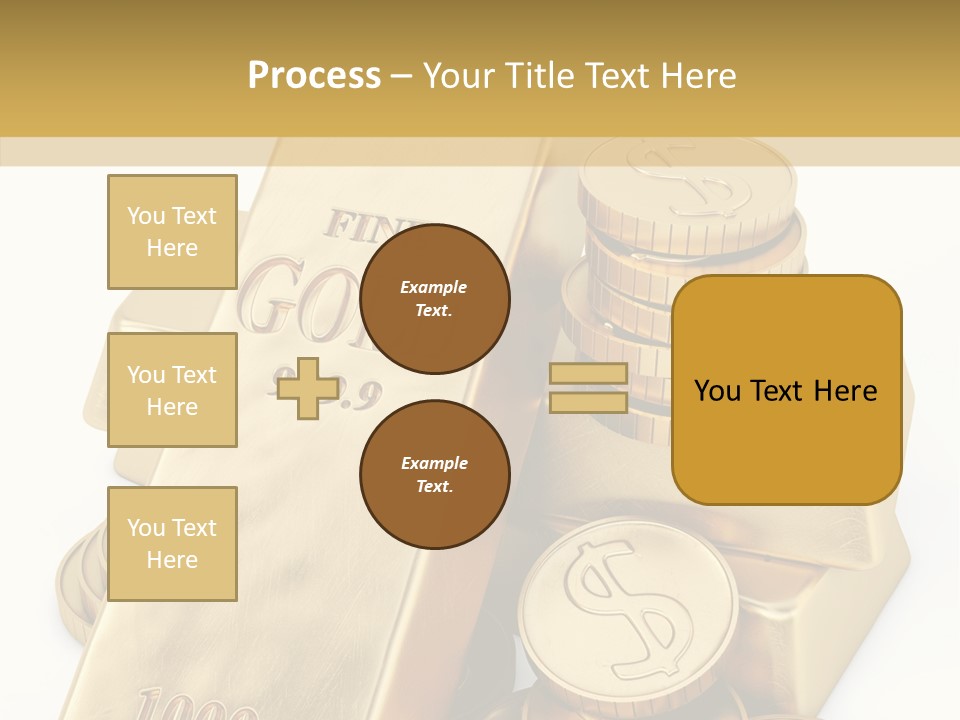 Purity Ingot Isolated PowerPoint Template