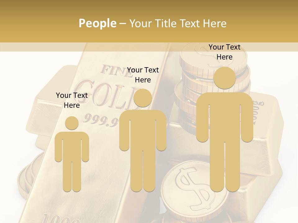 Purity Ingot Isolated PowerPoint Template