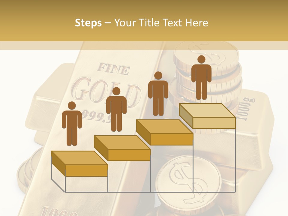 Purity Ingot Isolated PowerPoint Template