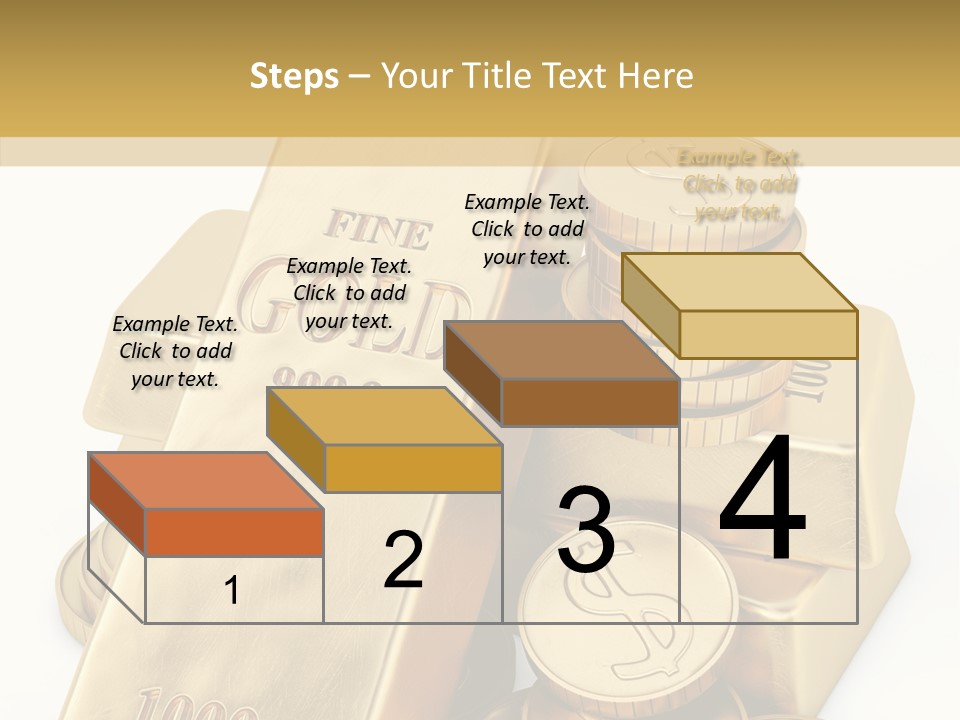 Purity Ingot Isolated PowerPoint Template