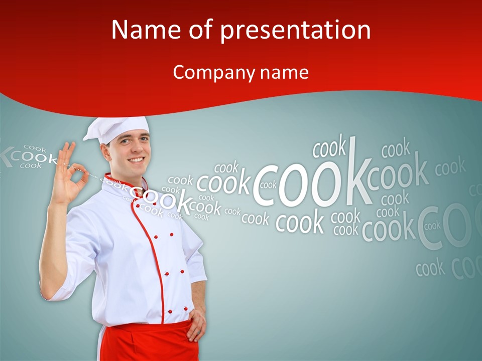 Kitchen Background Appetite PowerPoint Template