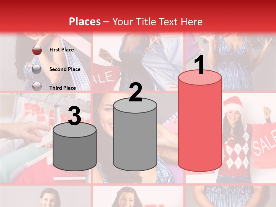 Happy Person Feminine PowerPoint Template