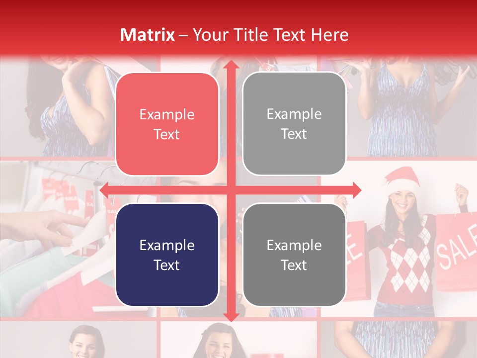 Happy Person Feminine PowerPoint Template