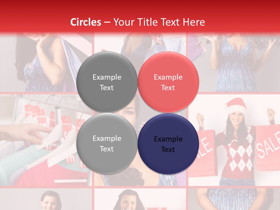 Happy Person Feminine PowerPoint Template