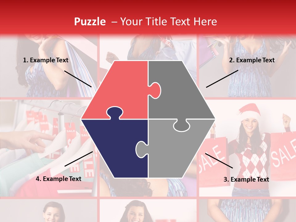 Happy Person Feminine PowerPoint Template