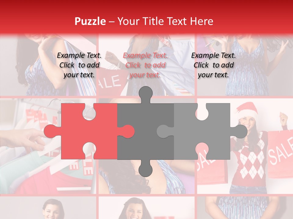 Happy Person Feminine PowerPoint Template