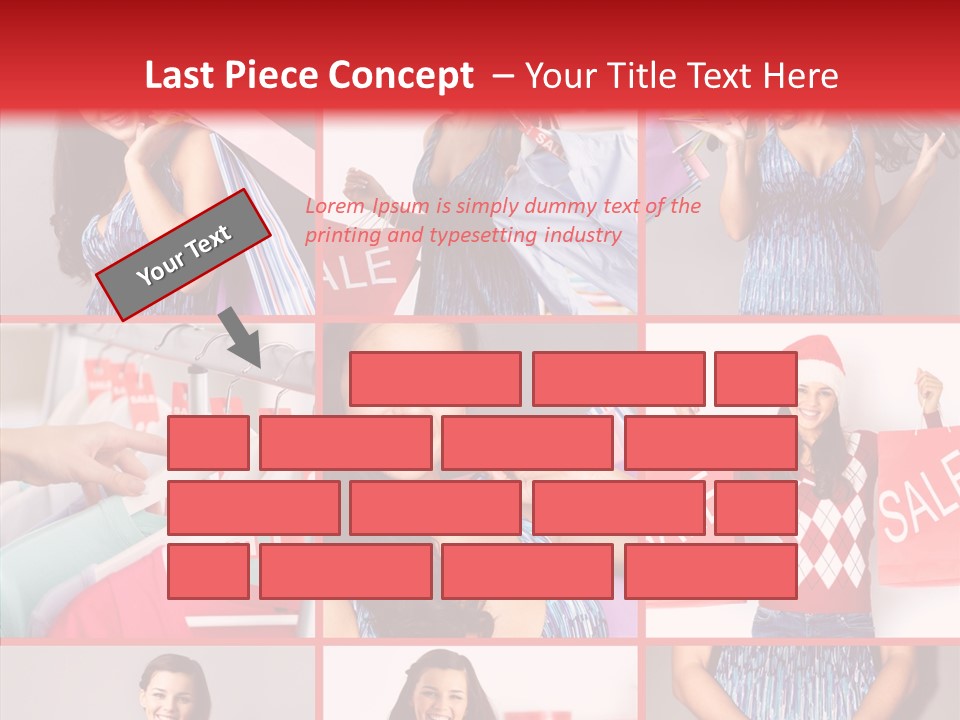 Happy Person Feminine PowerPoint Template