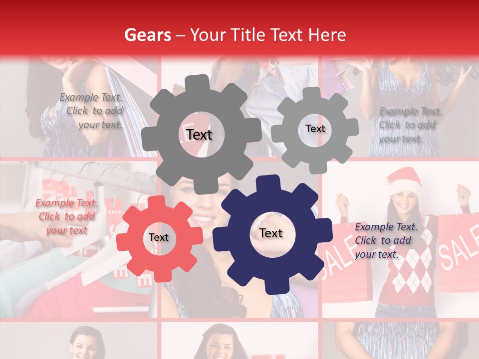 Happy Person Feminine PowerPoint Template