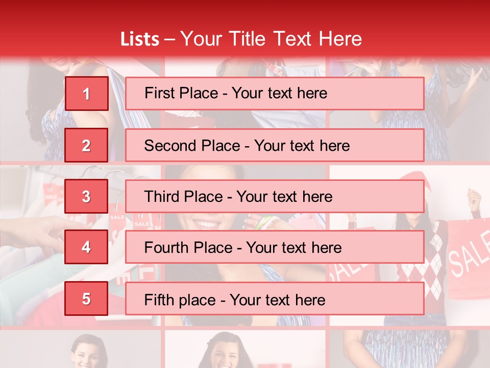 Happy Person Feminine PowerPoint Template