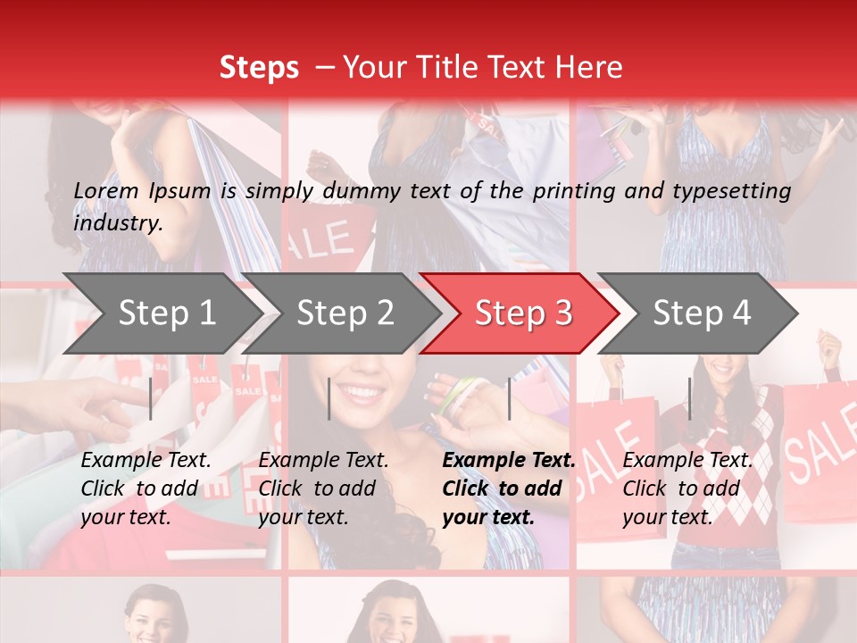 Happy Person Feminine PowerPoint Template