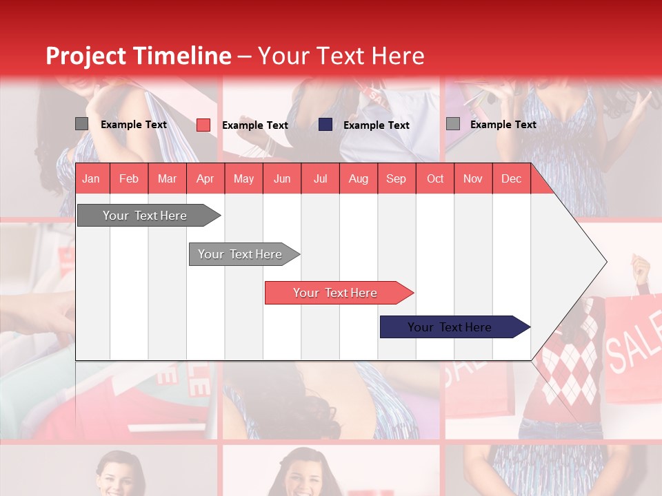 Happy Person Feminine PowerPoint Template