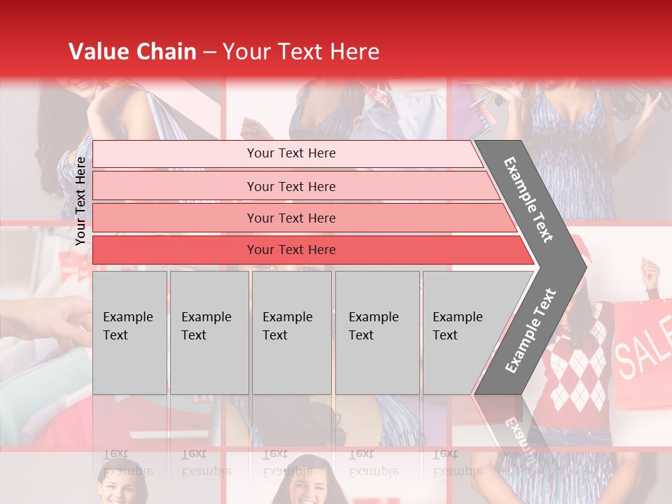 Happy Person Feminine PowerPoint Template