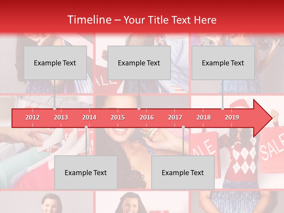 Happy Person Feminine PowerPoint Template