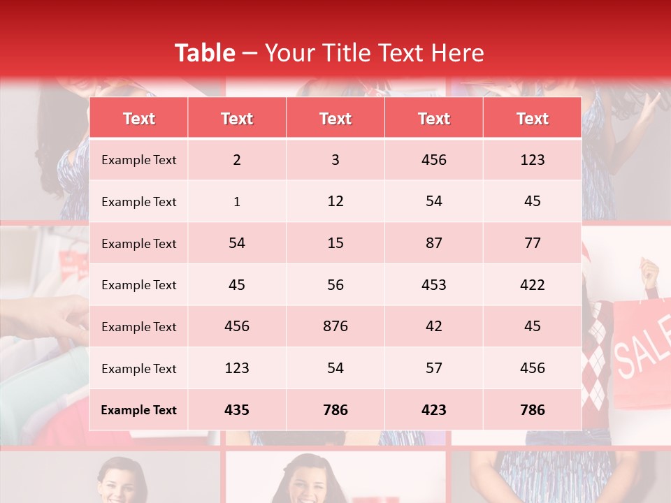 Happy Person Feminine PowerPoint Template