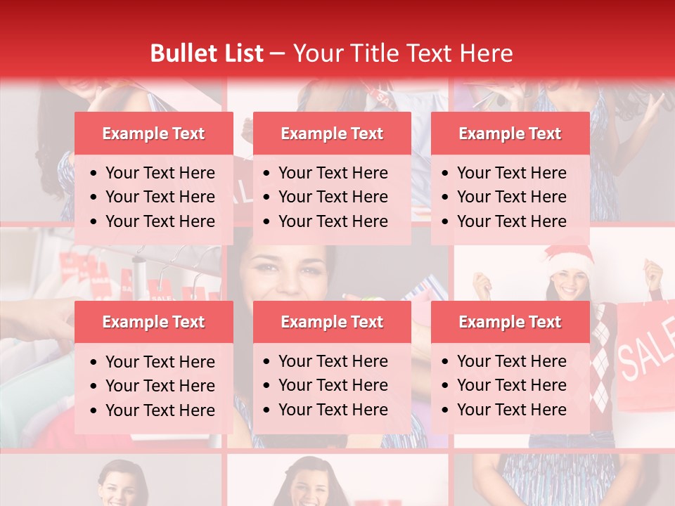 Happy Person Feminine PowerPoint Template