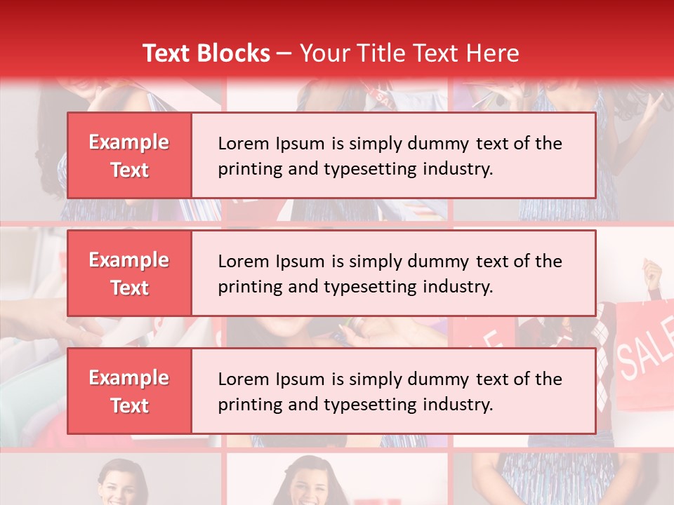 Happy Person Feminine PowerPoint Template