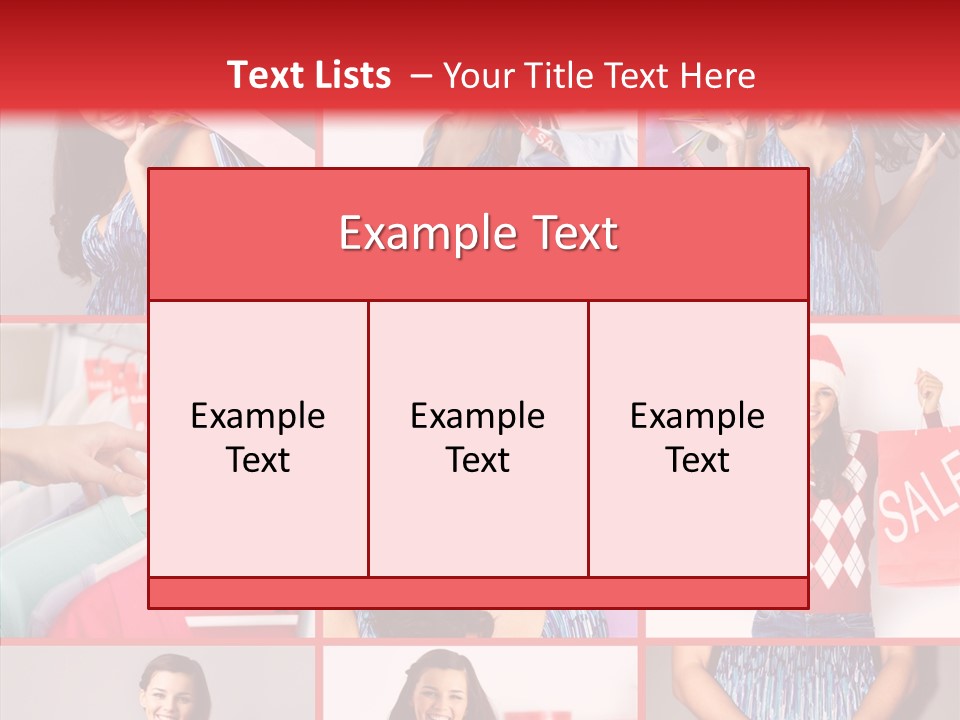 Happy Person Feminine PowerPoint Template