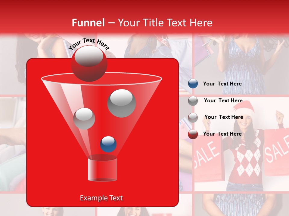 Happy Person Feminine PowerPoint Template