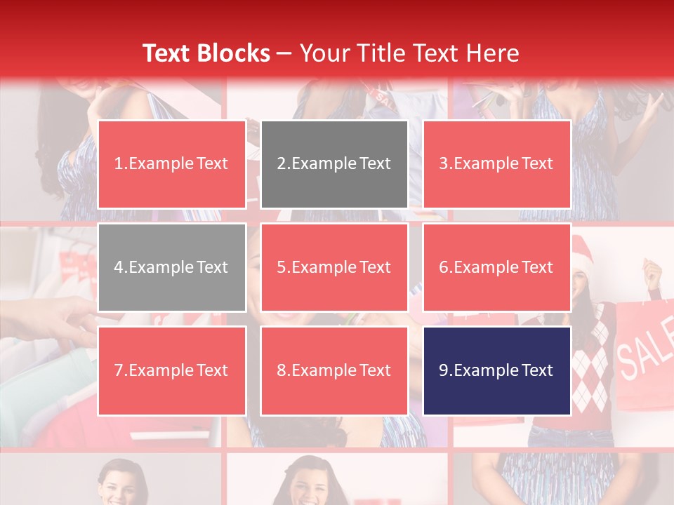 Happy Person Feminine PowerPoint Template