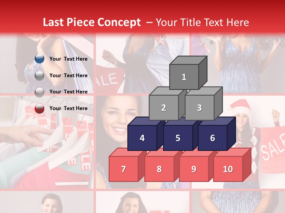 Happy Person Feminine PowerPoint Template