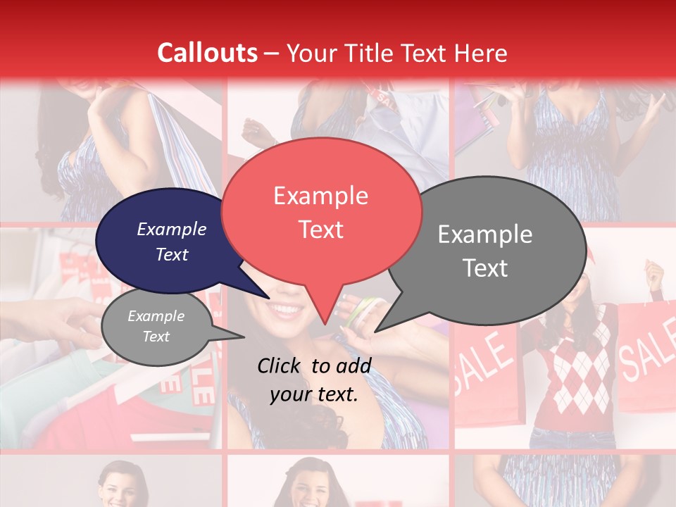 Happy Person Feminine PowerPoint Template