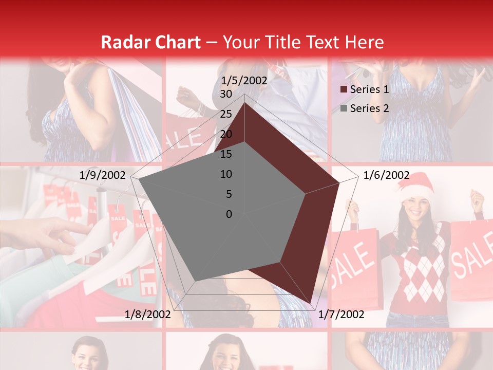 Happy Person Feminine PowerPoint Template