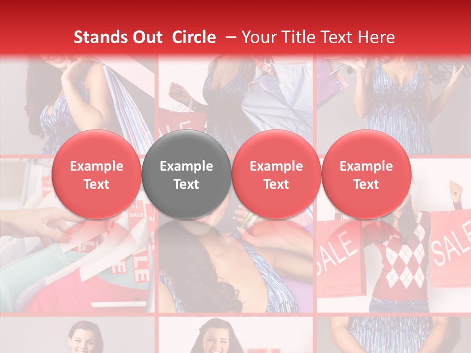 Happy Person Feminine PowerPoint Template