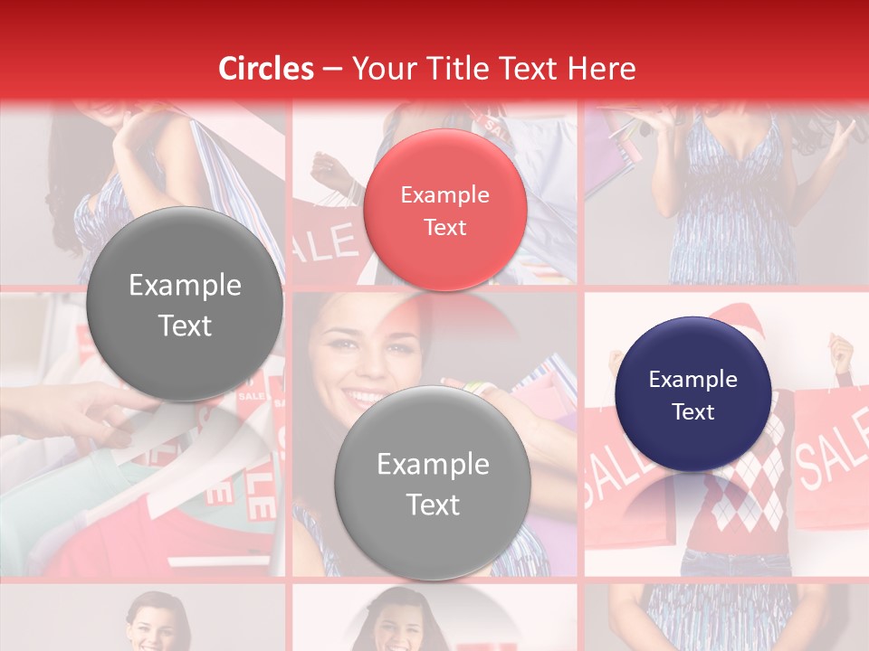 Happy Person Feminine PowerPoint Template