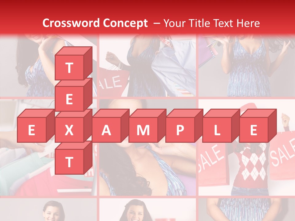 Happy Person Feminine PowerPoint Template