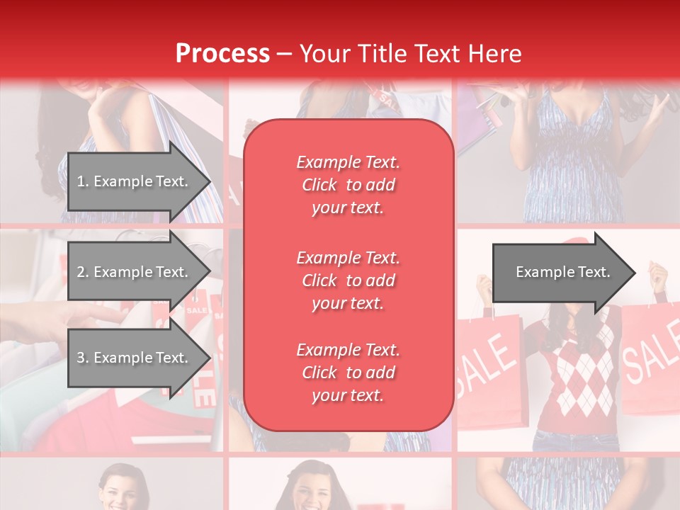 Happy Person Feminine PowerPoint Template