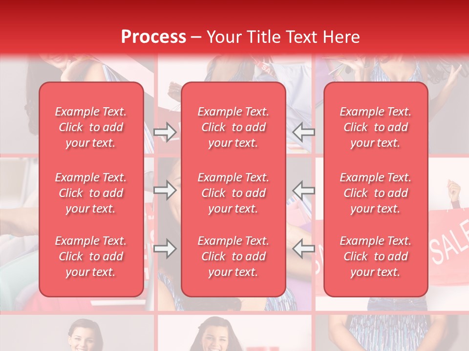 Happy Person Feminine PowerPoint Template