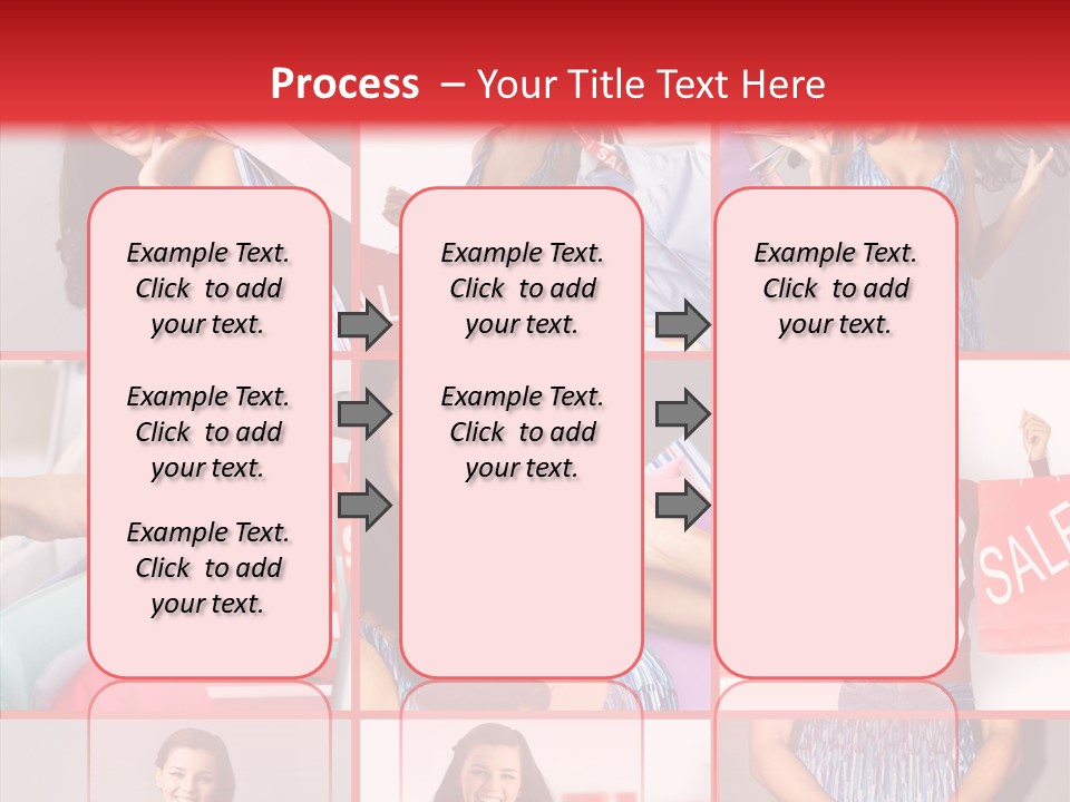 Happy Person Feminine PowerPoint Template