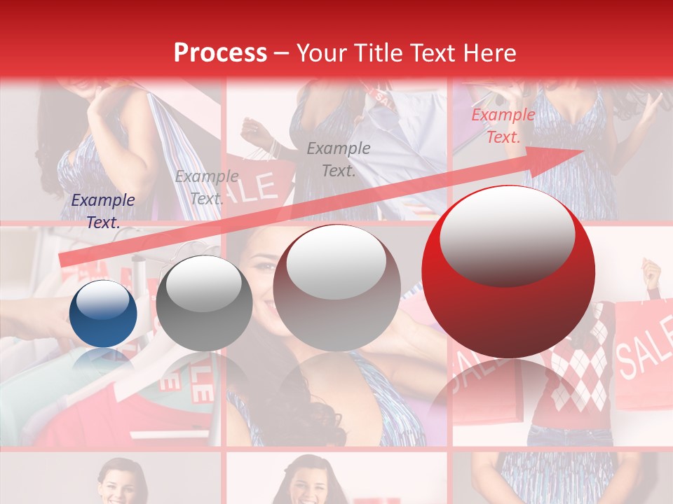 Happy Person Feminine PowerPoint Template