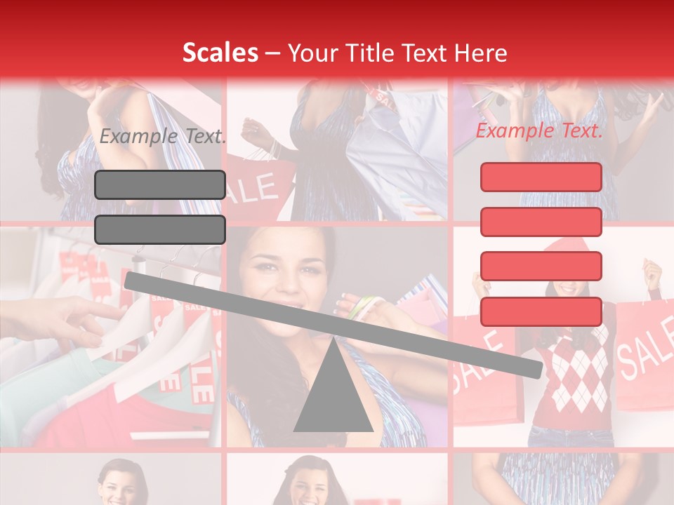 Happy Person Feminine PowerPoint Template