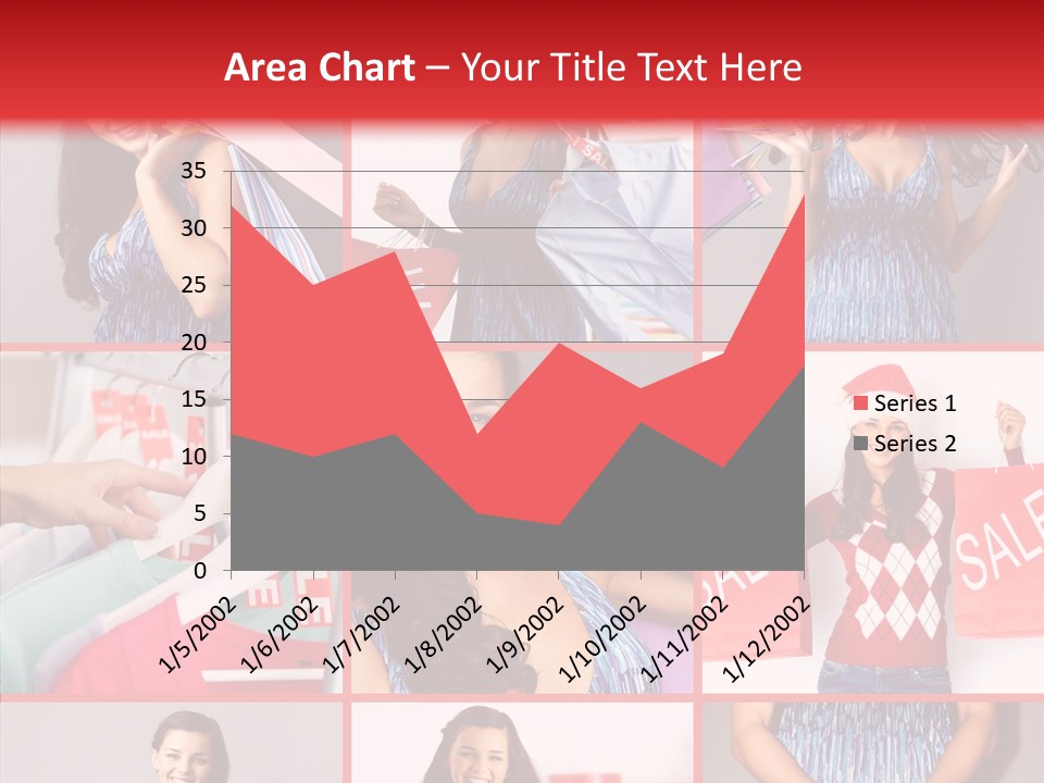 Happy Person Feminine PowerPoint Template
