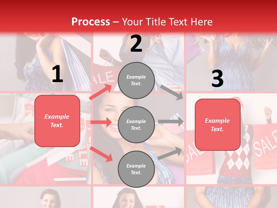 Happy Person Feminine PowerPoint Template