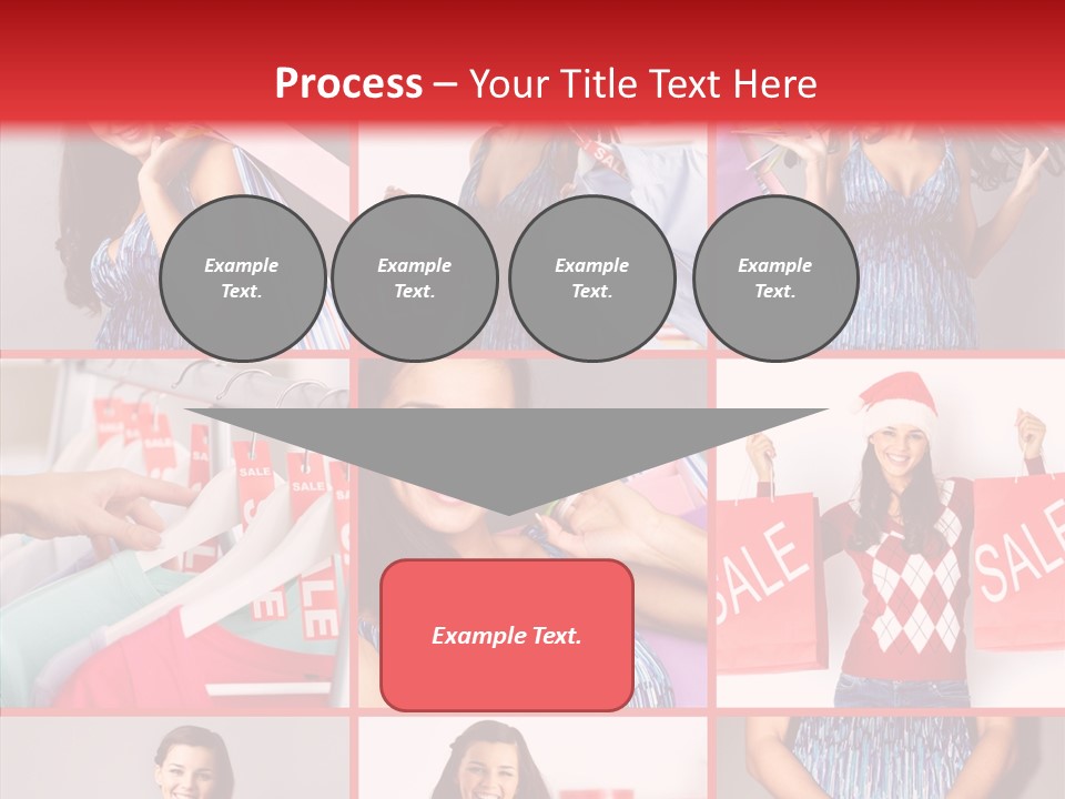 Happy Person Feminine PowerPoint Template