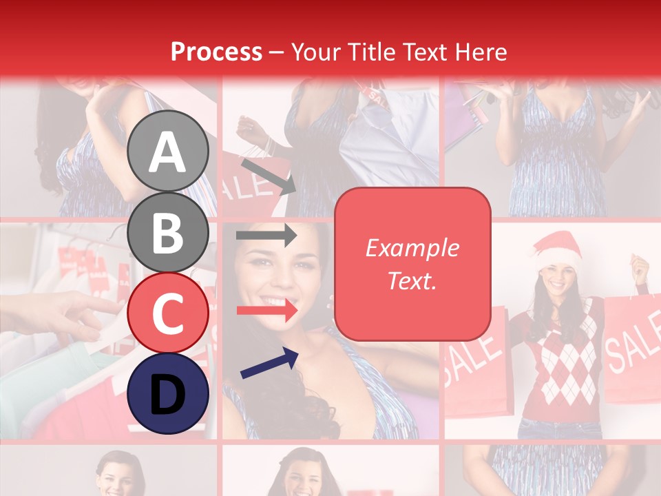 Happy Person Feminine PowerPoint Template