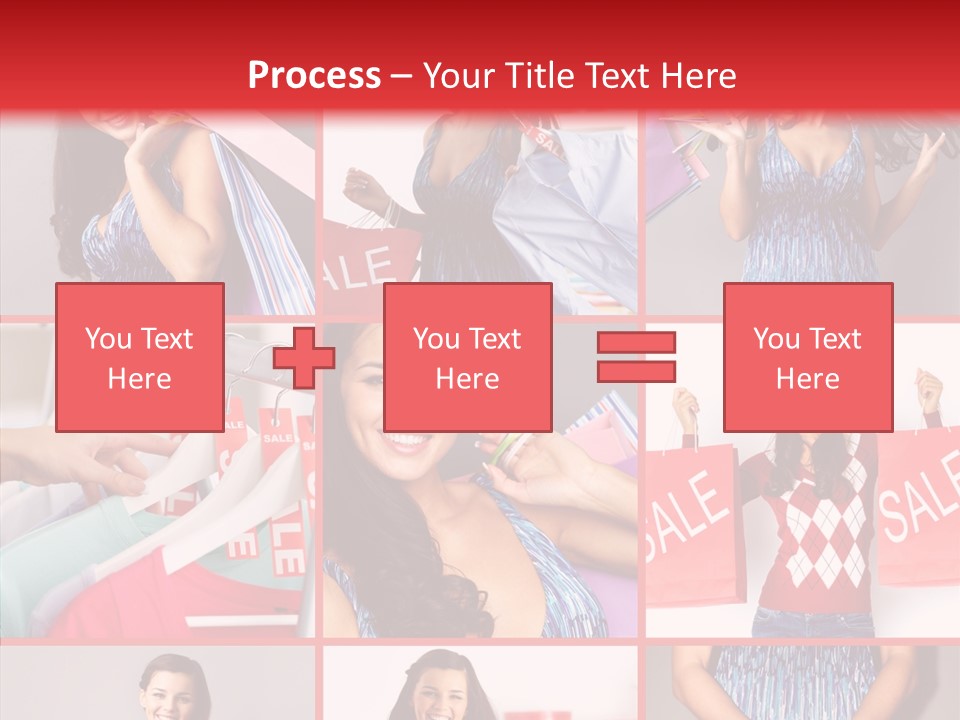 Happy Person Feminine PowerPoint Template