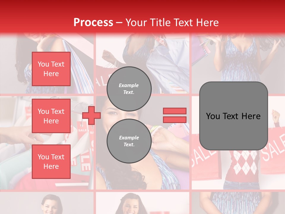 Happy Person Feminine PowerPoint Template