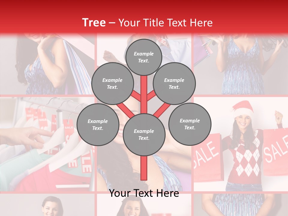 Happy Person Feminine PowerPoint Template