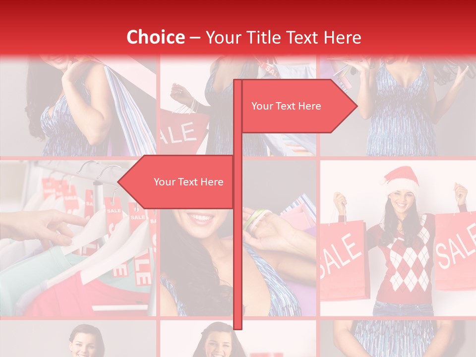 Happy Person Feminine PowerPoint Template