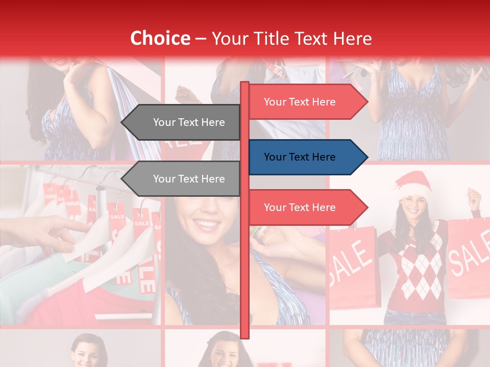 Happy Person Feminine PowerPoint Template