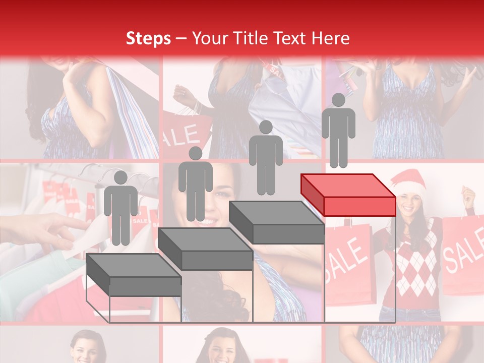 Happy Person Feminine PowerPoint Template