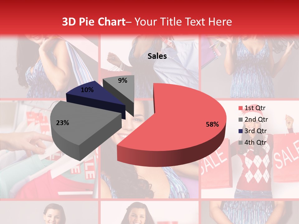 Happy Person Feminine PowerPoint Template